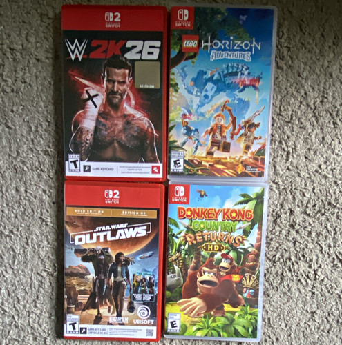 Nintendo switch game lot - , wwe